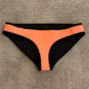 Triangl Orange Neoprene Bikini Bottoms